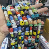 5pcs Fish Shape Lampwork Beads DIY Jewelry Making Animal Loose Bead