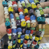 5pcs Fish Shape Lampwork Beads DIY Jewelry Making Animal Loose Bead