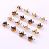 5pcs Puffer Fish Pendant Charms for Jewelry Making DIY