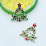 5pcs 21*25mm Christmas Tree Rhinestone Box Decoration