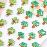 5pcs 21mm Coconut Tree Ceramic Beads for Jewelry Making