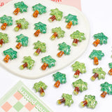 5pcs 21mm Coconut Tree Ceramic Beads for Jewelry Making