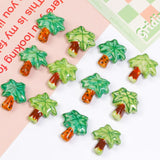 5pcs 21mm Coconut Tree Ceramic Beads for Jewelry Making