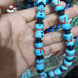 5pcs 25mm Snowman Lampwork Beads for DIY Jewelry Making