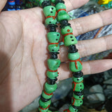 5pcs 25mm Snowman Lampwork Beads for DIY Jewelry Making