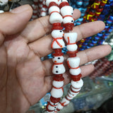 5pcs 25mm Snowman Lampwork Beads for DIY Jewelry Making