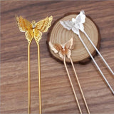 5pcs Butterfly Spacer Hair Accessories U-shape HairPins