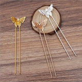 5pcs Butterfly Spacer Hair Accessories U-shape HairPins