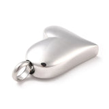5pcs 304 Stainless Steel Heart Pendants for Women Bracelet Necklace
