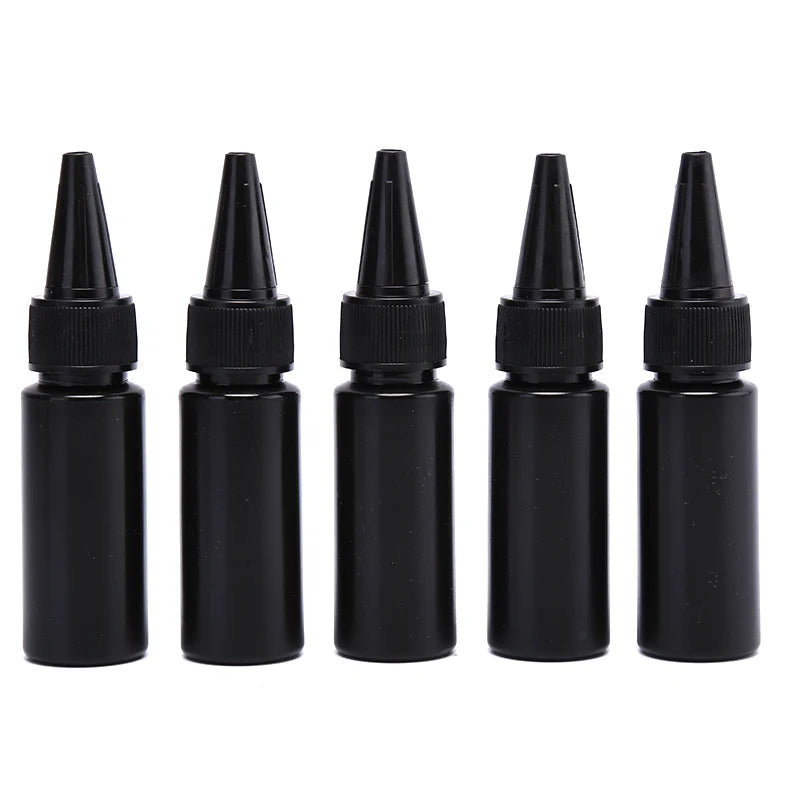 5pcs 30ml Resin Glue Dropper Bottles Refillable Storage Containers