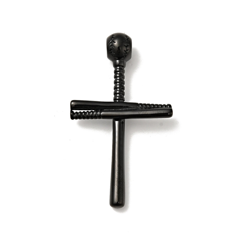 5pcs Surgical Stainless Steel Cross Pendants for DIY Jewelry Making