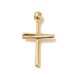 5pcs Surgical Stainless Steel Cross Pendants for DIY Jewelry Making