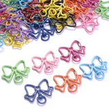 5pcs Butterfly Lobster Clasp Snap Hooks Key Ring For DIY Jewelry Making