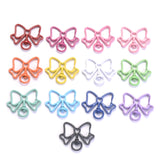 5pcs Butterfly Lobster Clasp Snap Hooks Key Ring For DIY Jewelry Making