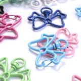 5pcs Butterfly Lobster Clasp Snap Hooks Key Ring For DIY Jewelry Making