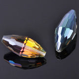 5pcs Faceted Crystal Glass Beads for Jewelry Making DIY