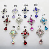 5pcs Alloy Brooch Accessories Crystal Jewelry Box Wedding Invitation