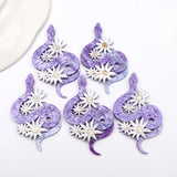 5pcs Snake Brooch Base 38x69mm DIY Jewelry Acrylic Animal Party Chris
