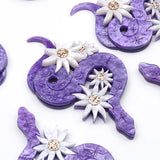 5pcs Snake Brooch Base 38x69mm DIY Jewelry Acrylic Animal Party Chris