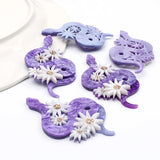 5pcs Snake Brooch Base 38x69mm DIY Jewelry Acrylic Animal Party Chris