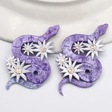 5pcs Snake Brooch Base 38x69mm DIY Jewelry Acrylic Animal Party Chris