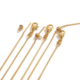 5pcs Stainless Steel Link Chains Necklaces DIY Jewelry