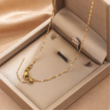5pcs Stainless Steel Link Chains Necklaces DIY Jewelry