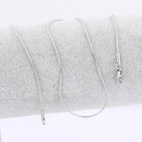 5x Long Stainless Steel Snake Necklace Chains for DIY Jewelry Making