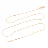 5x Long Stainless Steel Snake Necklace Chains for DIY Jewelry Making
