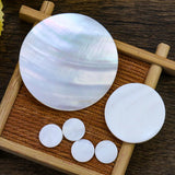 5pcs 50mm Shell Round Disc Pendant Mother of Pearl DIY Jewelry Making