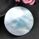 5pcs 50mm Shell Round Disc Pendant Mother of Pearl DIY Jewelry Making