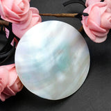 5pcs 50mm Shell Round Disc Pendant Mother of Pearl DIY Jewelry Making