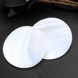 5pcs 50mm Shell Round Disc Pendant Mother of Pearl DIY Jewelry Making