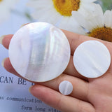 5pcs 50mm Shell Round Disc Pendant Mother of Pearl DIY Jewelry Making