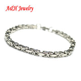 5pcs 5mm Stainless Steel Bracelets Men Women