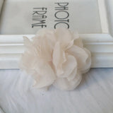 5pcs 6.5CM Chiffon Flowers DIY Accessories Wedding Fabric Flower Bouquet