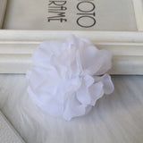 5pcs 6.5CM Chiffon Flowers DIY Accessories Wedding Fabric Flower Bouquet