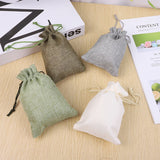 Small Jute Bracelet Jewelry Packaging Bag Linen Drawstring Gift Pouch
