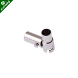 5pcs 8x18mm Stainless Steel Bracelet Clasp for Leather Cord End