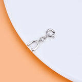 925 Silver Melon Seed Button Empty Tray Bead Jade Pendant DIY Jewelry Accessory
