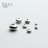 5pcs 925 Sterling Silver Spacer Beads DIY Bracelet Necklace Silver S925 Jewelry