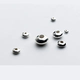 5pcs 925 Sterling Silver Spacer Beads DIY Bracelet Necklace Silver S925 Jewelry