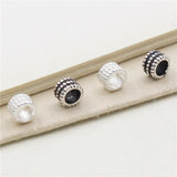 5pcs 925 Sterling Silver Spacer Beads for Bracelet Necklace DIY Jewelry Making