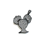 5pcs Afro Baby Girls Charms Pendant For Necklace Bracelets Making