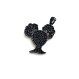 5pcs Afro Baby Girls Charms Pendant For Necklace Bracelets Making