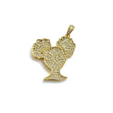5pcs Afro Baby Girls Charms Pendant For Necklace Bracelets Making