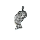 5pcs Afro Baby Girls Charms Pendant CZ Paved Jewelry Accessories