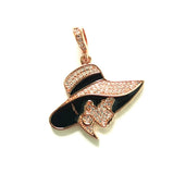 5pcs Afro Queen Girl Charm Women Bracelet Necklace Pendant