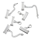 5pcs Alloy 4x25mm Lobster Clasp Chain Magnetic Clasp
