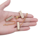 5pcs Alloy 4x25mm Lobster Clasp Chain Magnetic Clasp
